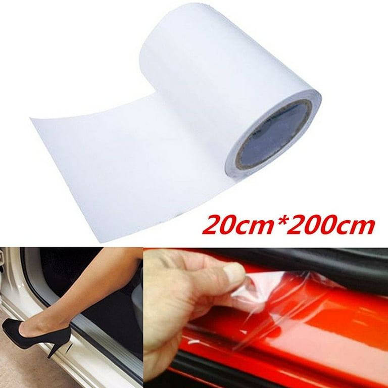 Clear Door Sill Edge Paint Protection Vinyl Film Sheet Anti Scratch Accessories Clear Door Sill Edge Paint Protection Vinyl Film Sheet Anti Scratch Accessories